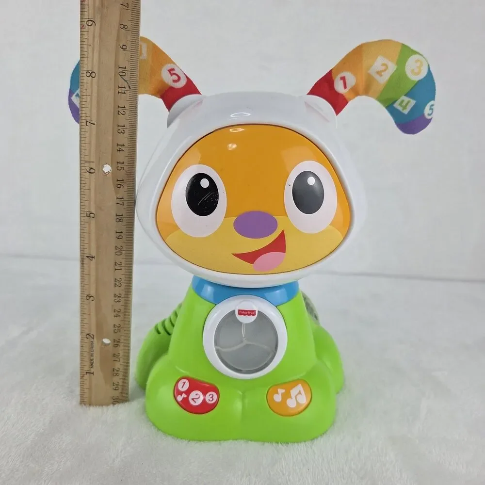 2015 Fisher Price Bright Beats Dance & Move Green BeatBowWow BeatBo Dog Tested